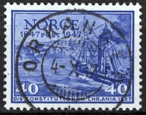 Norway 1947, NK 364 Son Orkanger 4-X-47 (ST-Grade 5) - Picture 1 of 1