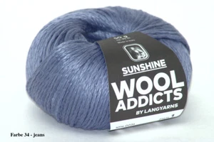 Lang Yarns WoolAddicts Sunshine, Bio-Baumwolle, verschiedene Farben
