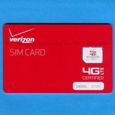 New Genuine Verizon Micro SIM Card • NFC • prepaid or postpaid plans