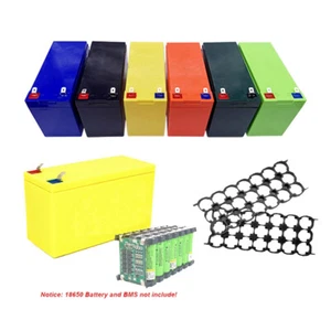 For 18650 Power Wall 12V 3S 7P 40A BMS Li-ion Battery Pack DIY Kits Case Holder - Imagen 1 de 29