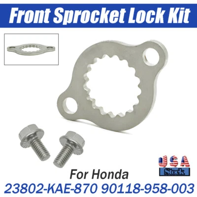 For Honda TRX400EX XR400R XR400 Stainless Steel Front Sprocket Lock Washer Bolts - Image 1 of 4