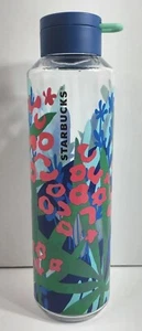 Starbucks Coffee - 24oz. Plastic Water Bottle - Jungle Cheetah Reef - Reusable - Picture 1 of 9