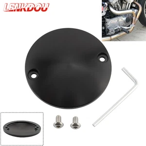 Black Timer/Timing Cover For Harley Sportster 883 1200 XLH883 Iron 48 1971-2023 - Picture 1 of 8