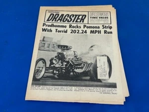 Vtg 1964 NHRA NATIONAL DRAGSTER Drag Racing Magazine PRUDHOMME POMONA GAS RHONDA - Picture 1 of 7