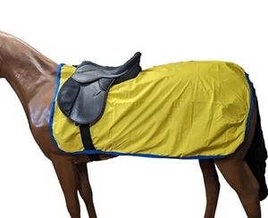 "Hoja de ejercicios para pony - amarilla con encuadernación azul - impermeable - 52"" 4 ft 3" - Imagen 1 de 4