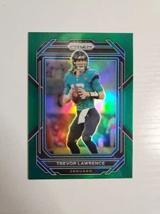 TREVOR LAWRENCE 2022 PANINI PRIZM GREEN PARALLEL SECOND YEAR CARD - Bild 1 von 2