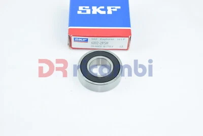 CUSCINETTO RADIALE A SFERE CHIUSO AMBO I LATI SKF 6002-2RSH  6002 2RS D. 15x32x9 - Image 1 of 3
