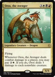 OROS THE AVENGER NM Commander Anthology MTG Gold - Dragon Rare - Picture 1 of 1