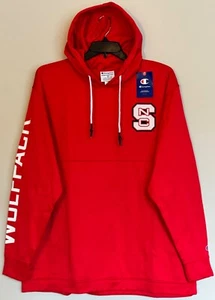 New North Carolina State Wolfpack Men’s Hoodie NC ST Hooded Sweatshirt Sewn Logo - Picture 1 of 26