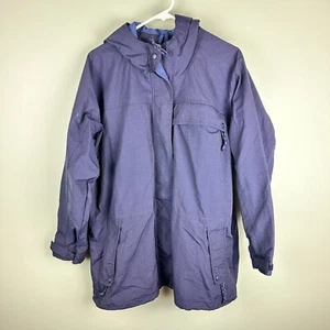 Vintage EMS Jacket Mens M Eastern Mountain Sports Full Zip Nylon Outdoors Blue - Picture 1 of 9