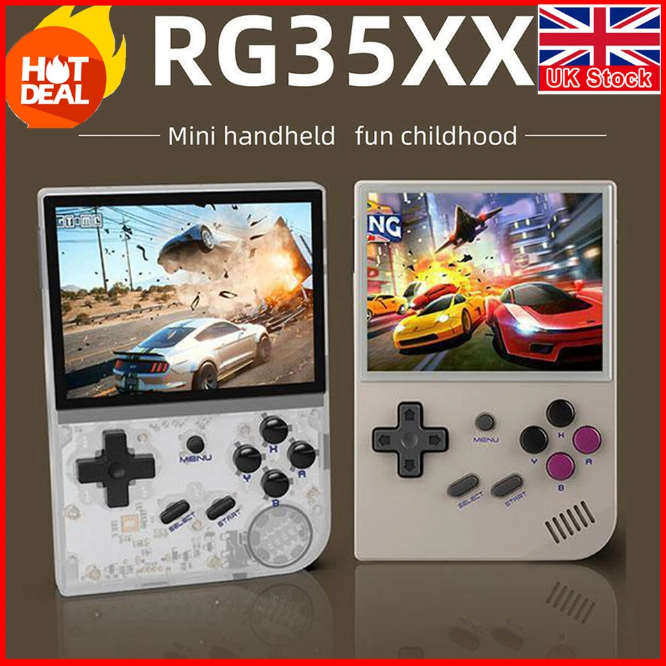 ANBERNIC RG35XX PLUS Retro Handheld Video Game Console 3.5" IPS 3300mAh Battery~