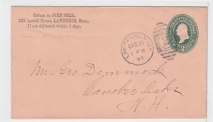 TurtlesTradingPost- Massachusetts- Lawrence, MA 1894- Hand Cancel- John Shea CC - Photo 1 sur 1