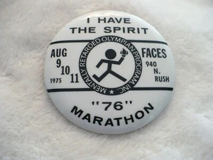 RR- I HAVE THE SPIRIT "76" MARATÓN RETRASADO MENTAL PROGRAMA OLÍMPICO PIN INSIGNIA - Imagen 1 de 8