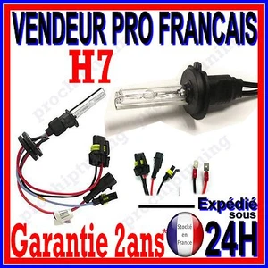 AMPOULE AU XENON H7 6000k 35W 55W POUR KIT HID 12V LAMPE FEU PHARE DE RECHANGE - Foto 1 di 2