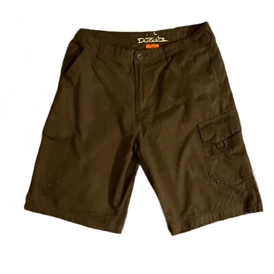 Pantalones Cortos Vintage No Fear Para Hombre 30 Negro Carga Sueltos Exterior Retro Años 90 Y2K Foto 1 de 4