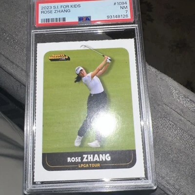 2023 sports illustrated for kids Rose Zhang Psa 7 Nm LPGA Tour Golf USA 1094 Si  - Image 1 of 4