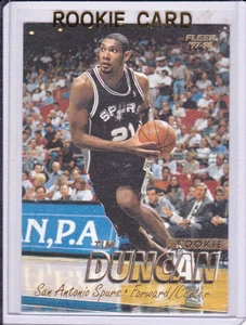 Tim Duncan 97-98 Fleer NBA ROOKIE RC Karte SPURS BASKETBALL San Antonio C - Bild 1 von 1