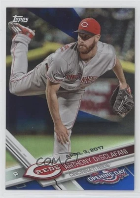 2017 Topps Opening Day Rainbow Blue Foil Anthony DeSclafani #94 - Image 1 of 2
