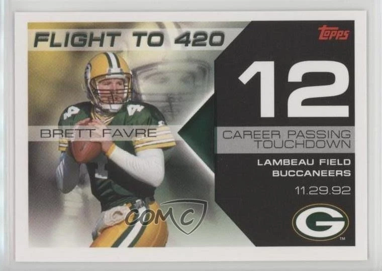 2007 Topps Brett Favre Collection Brett Favre #BF-12 HOF - Image 1 of 2