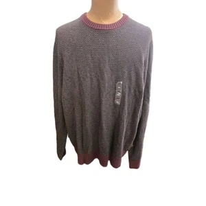 Maglione pullover uomo Michael Kors bordeaux con grigio taglia XXL - Foto 1 di 9