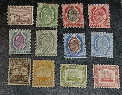 MALTA 1904 0,25d a 5d SG 45/60 Sc 28/45 MH algo chicle tonificado 4,5d sin goma Foto 1 de 2