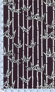 Asian Black And White Vertical Bamboo Stripe Batik - Galaxy Fabrics - Sbw 026 - Picture 1 of 1