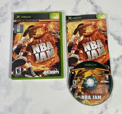 NBA JAM (Microsoft OG Xbox, 2003) CIB Complete w/ Manual & Registration Card - Image 1 of 4