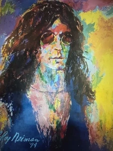 Howard Stern Lithographie 1994 Leroy Neiman Druck und Silvester Rotten Eve VHS NEU - Bild 1 von 5
