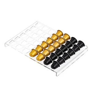 Kaffeepad Aufbewahrung Organizer Tablett Schublade, hält 42 Kapseln Kompatibel mit N... - Bild 1 von 9