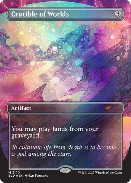 MTG English Crucible of Worlds (Galaxy Foil) NM Foil Secret Lair - Image 1 of 1