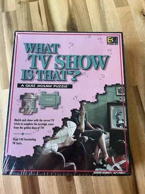 NEW Vintage 1998 Buffalo Games What TV Show is That A Quiz Jigsaw Puzzle - Image 1 of 4