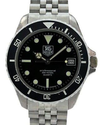 Tag Heuer 37mm relógio masculino profissional série 1000 Jubilee 261/3! Ref: 980.033! - Imagem 1 de 4
