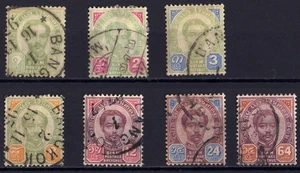 W0785 THAILAND 1887 Definitive Stamps: King Chulalongkorn - a selection used - Picture 1 of 1