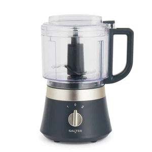 Salter Compact Food Processor Marino Mini Chopper Stainless Steel Blade 2 Speeds - Picture 1 of 7