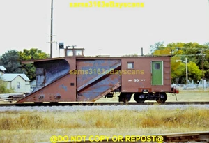 ORIGINAL SLIDE NORTHERN PACIFIC RWY RUSSELL SNOWPLOW 30 1982 - Picture 1 of 1