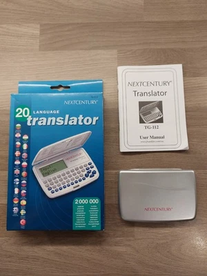 Nextcentury 20 Language Electronic Translator, TG-112, Franklin, Boxed - Image 1 of 4