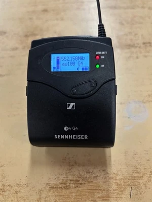 Sennheiser SK100 G4 Wireless Mic Bodypack Transmitter G: 516-558 MHz EW100 NICE! - Image 1 of 3