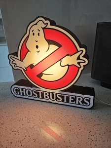 3d Printed Ghostbusters Inspired Lightbox / Nightlight Film Memorabilia - Picture 1 of 3