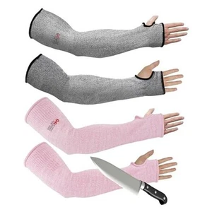 Arm Protectors for Thin Skin and Bruising, Cut 17.7 in-2Pairs Grey&pink - Picture 1 of 7
