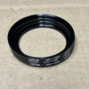 Hoya 48-46mm Step-Up Stepping Lens Filter Adapter Ring 49-58 52-58 55-58 - Picture 1 of 8