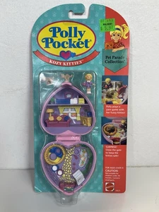 Vintage Neu Polly Pocket 1993 Kozy Kitties Pet Parade Collection Neu im Karton 10631 - Bild 1 von 4