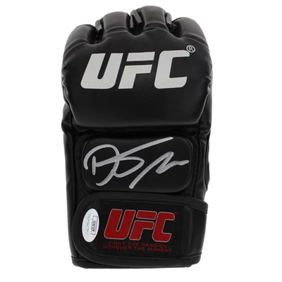 Guante UFC firmado a mano por Dustin Poirier certificado de autenticidad JSA autografiado The Diamond Foto 1 de 4