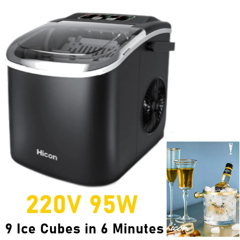 NEW 220V Self-Cleaning W/UV Sterilization Portable Automatic Ice Maker Machine - Image 1 of 4