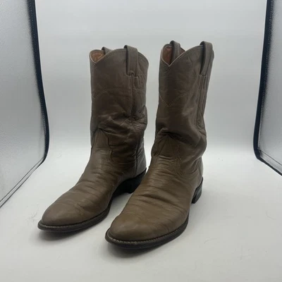 Nocona Wildflower Taupe Boots Western Leather Women's Size 7.5 B Style 134 - Image 1 of 4