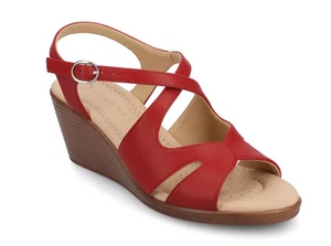 Journee Women's KedzieII Medium and Wide Width Wedge Sandals US Size 12M - Picture 1 of 8