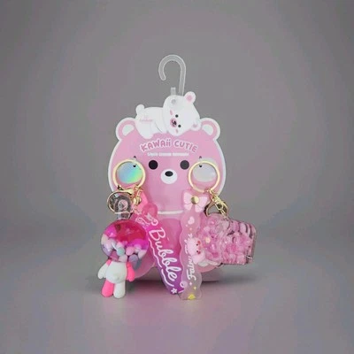 Kawaii Cutie Liquid Shaker Keychain 2 Pack - Image 1 of 3