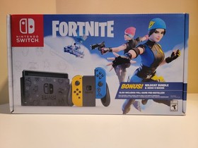 Nintendo Switch HAC-001(-01) Fortnite Wildcat Console Bundle - Yellow/Blue...