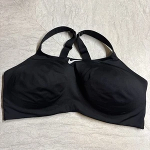 Nike Dri Fit 42E Bold Bra Training Workout Top Black Sports Underwire BQ4127 - Picture 1 of 8