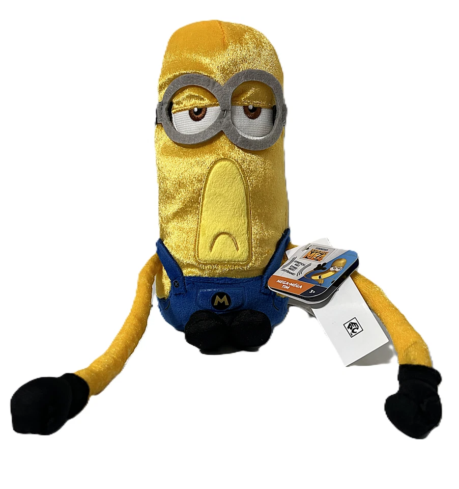 MINIONS Despicable Me 4 Mega TIM Stretch Plush 8” Just Play Illumination