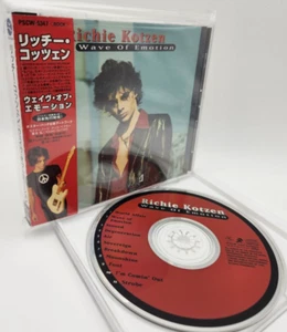 RICHIE KOTZEN Wave Of Emotion JAPAN CD PSCW5347 w/OBI Autographed Poster Sticker - Picture 1 of 13